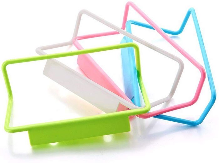 Woogor Plastic Towel Hanging Rack, Multi-Colour