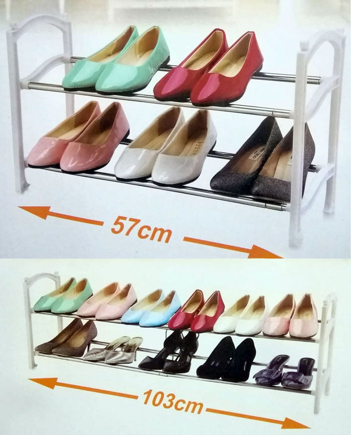 2 Tier Expandable Shoe Rack