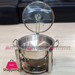 3 Liter Standard Oval Chafing Dish with Glass Lid