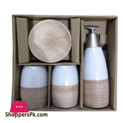 4Pcs Ceramic Bathroom Set B12