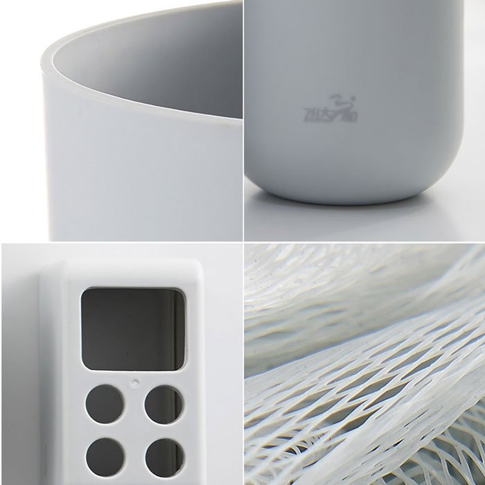 7-Piece Bathroom Set Plastic