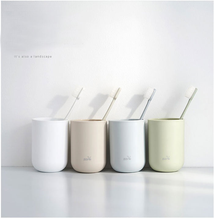 7-Piece Bathroom Set Plastic