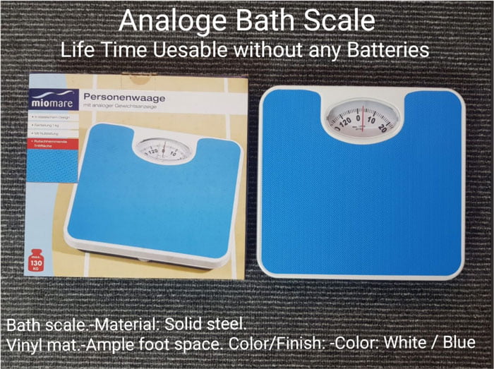 Analoge Bath Scale Max 130 Kg