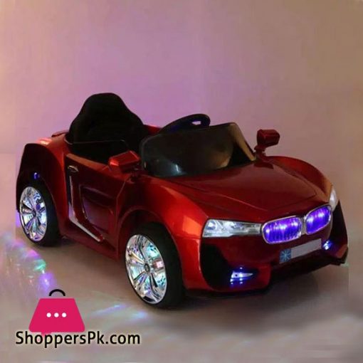 BMW Kids Ride on Electric Car Surrounded Led Light –Dual Motor Dual Battery