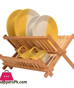 Bamboo Kitchen Compact & Foldable Dish Drainer