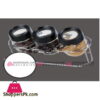 Brilliant 3Pcs Jar Set Black - Br0219 1 Brilliant 3Pcs Jar Set Black - Br0219