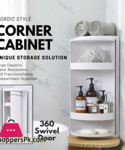 Corner Rack Rotating Bathroom Rack Multi-function