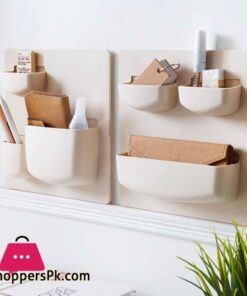Creative Bedroom Headboard Wall Cabinet Closet Paste Rack Storage Bathroom Shelf