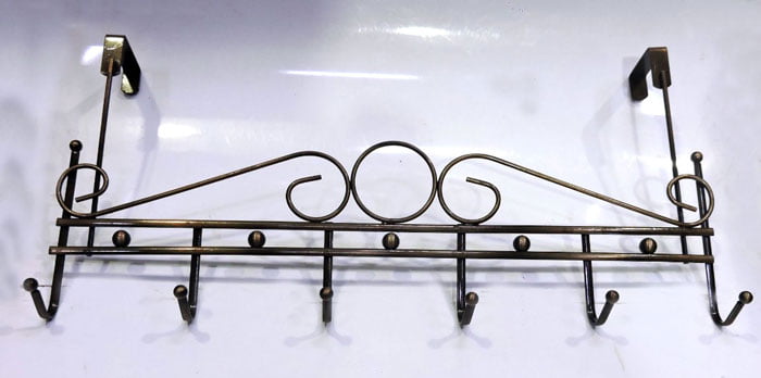 Creative Wrought Iron Gate Hook Coat Hanger Clothes Hanging