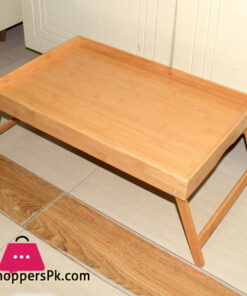 Foldable Bed Serving Bamboo Wood Tray