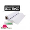 Greaseproof Papper 30 x 30 cm Meter