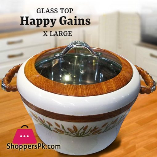 Happy Gains X-Large Glass Top Hotpot 4000 ml