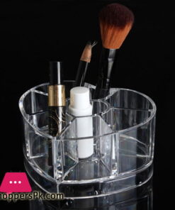 Heart-Shaped Cosmetic Organizer Acrylic Makeup Display