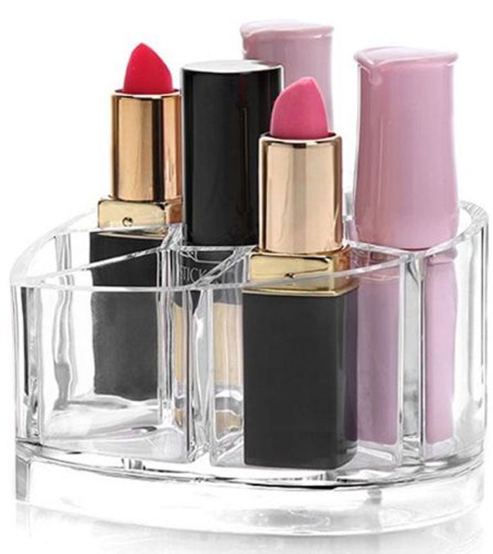 Buy Heart-Shaped Cosmetic Organizer Acrylic Makeup Display at Best Price in  Pakistan