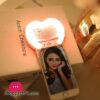 Heart-Shaped Selfie Ring Light + Mirror on The Back