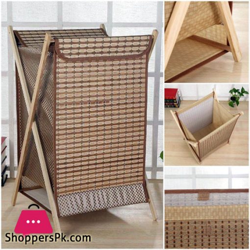 High Quality Folding Wooden Laundry Basket