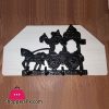 Horse Carriage 4 Hook Key Chain Holder