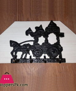 Horse Carriage 4 Hook Key Chain Holder