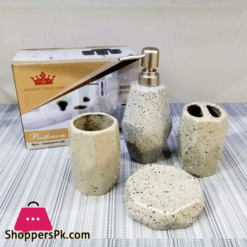 Imperial Collection Ceramic Bathroom Set 4-Pcs