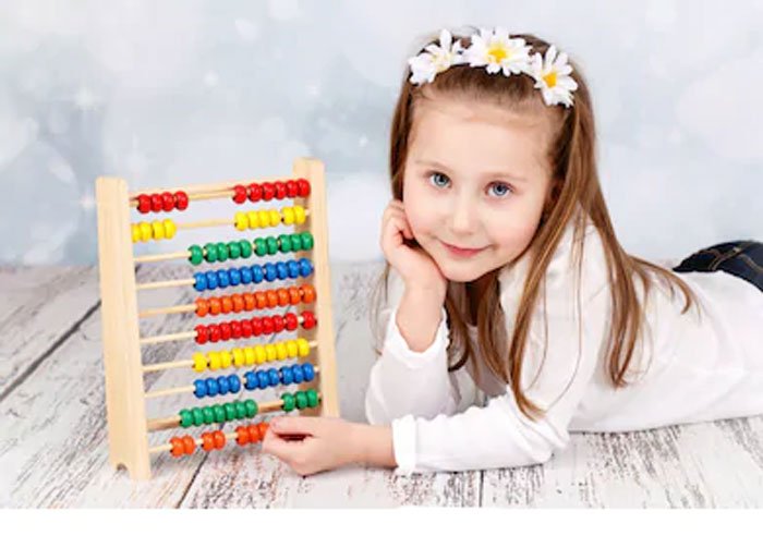 Kids Educational Toys Wooden Rainbow Color Wooden Abacus Toys