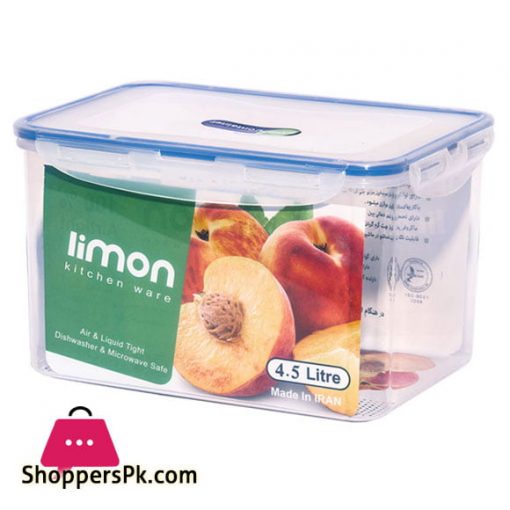 Limon Rectangle Food Container 4.5 L