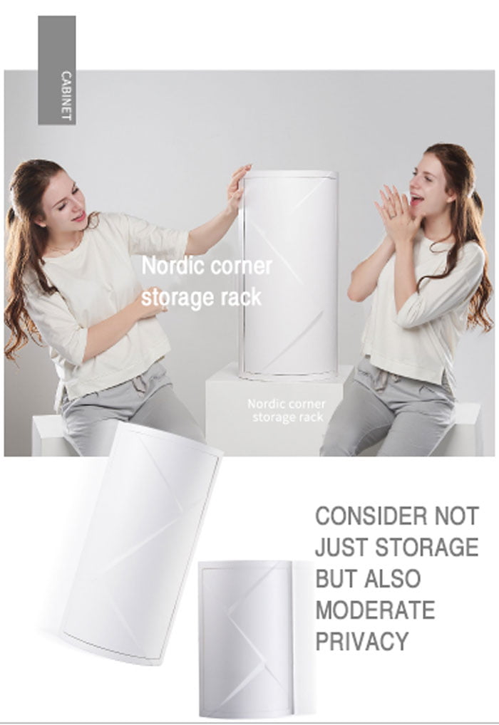 Corner Rack Rotating Bathroom Rack Multi-Function