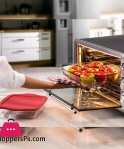 Pasabahce Borcam Ovenware Rectangle Baking Tray With Lid – 13 x 10 Inch