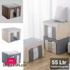 Portable Non Woven Cotton Quilt Storage Bag Cloth Container Organizer Box