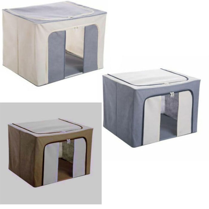 Portable Non Woven Cotton Quilt Storage Bag Cloth Container Organizer Box