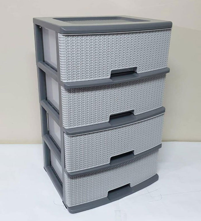 Portable Storage 3 Drawer 12.5 X15 X18.5 Inch