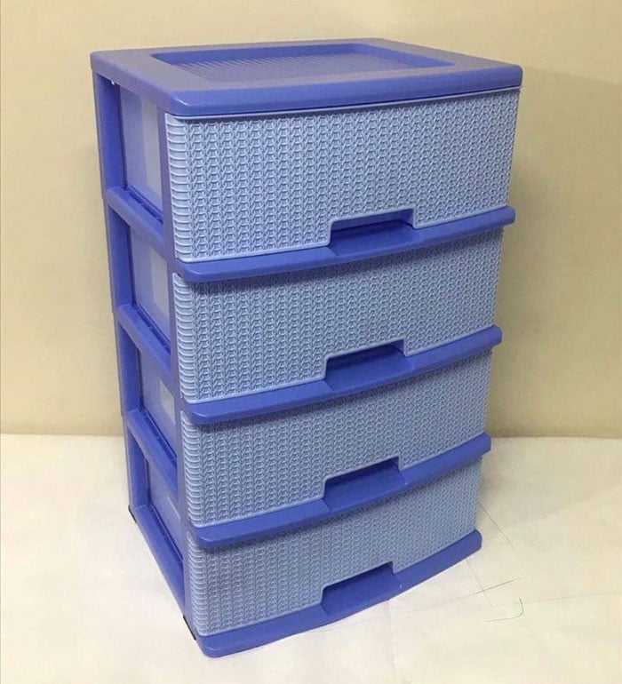 Portable Storage 3 Drawer 12.5 X15 X18.5 Inch