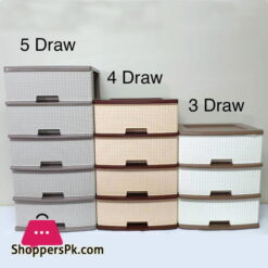 Portable Storage 4 Drawer 12.5 x 15 x 23.5 Inch