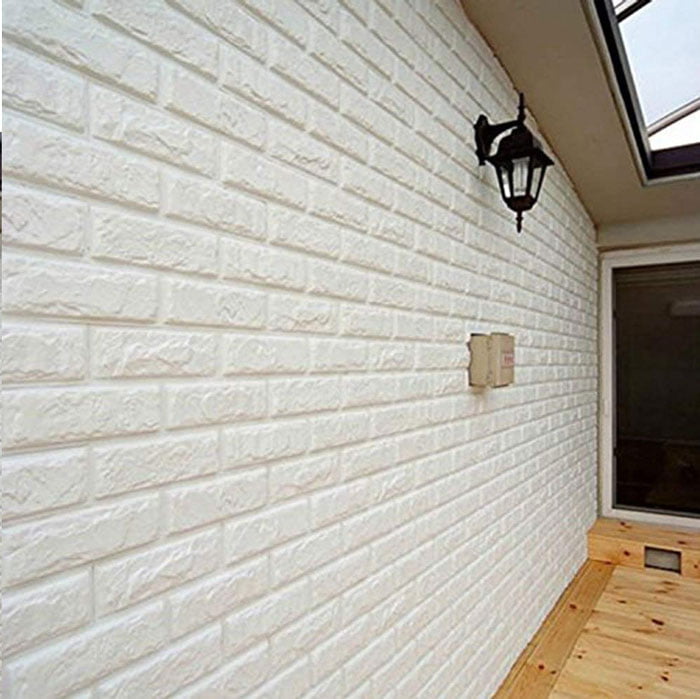 Buy Pvc 3D  Foam  Brick  Wall Panel 77 x 70 CM 1 Pcs at 