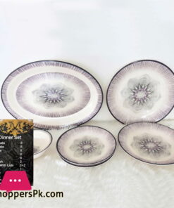 Sky Melamine 68 Piece Dinner Set Flower