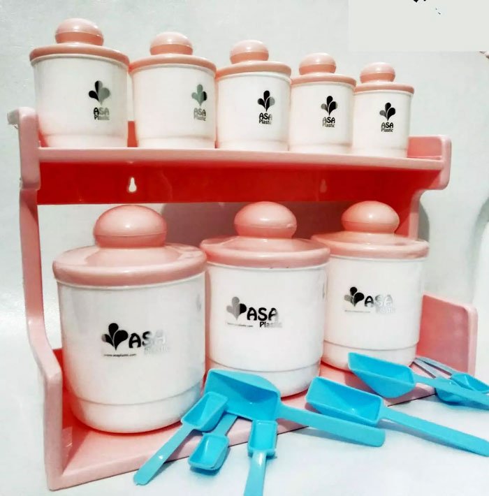 Spice Container 8 Pcs Iran (Original) 4 Spice Container 8 Pcs Iran (Original)