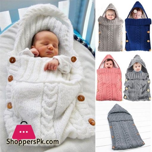 Winter Autumn Newborn Baby Blanket Swaddle Sleeping Bag Kids Toddler Sleep Sack Stroller Wrap - Random Design