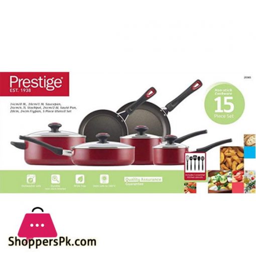 Prestige 15 pc Non Stick Cook Set - 20365