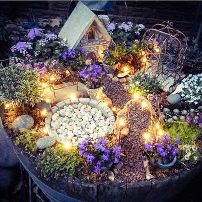 1 Pack Mini Teeny Tiny Lights,Starry String Light For Garden Lenth 8 Fit