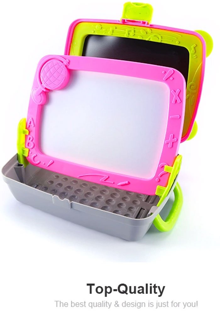 4 In 1 Educational Kids Drawing Board Backpack Toy