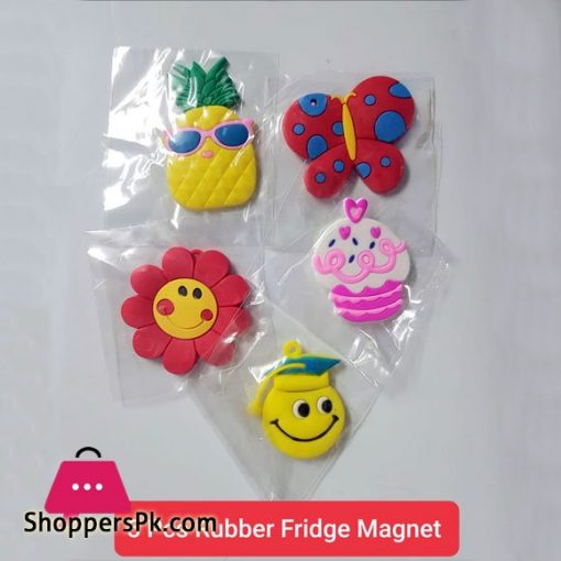 5 Pcs Rubber Fridge Magnets