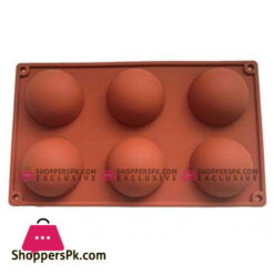 6 Pcs Silicon Chocolate Molds