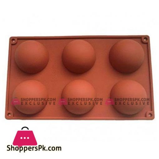 6 Pcs Silicon Chocolate Molds