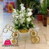 Artifical Flower Metal Cycle Flower Pot 619-3