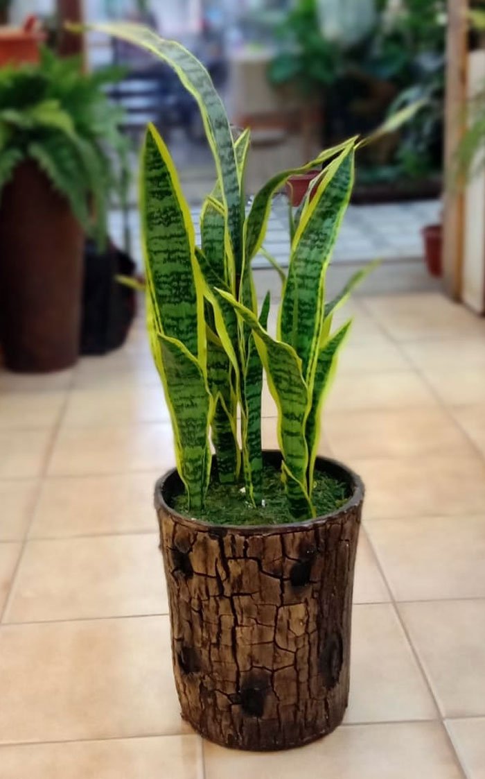 Artificial Sansevieria Plant With Pot Fake Leaves Tree Home Decor 4 Artificial Sansevieria Plant With Pot Fake Leaves Tree Home Decor