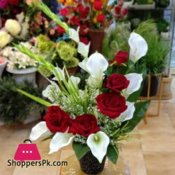 Beautiful Artificial Flower Pot Arrangement 236D7