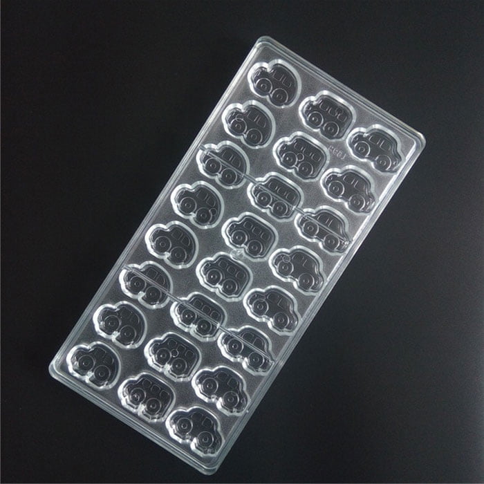 Cute Car Shaped Polycarbonate Chocolate Mold