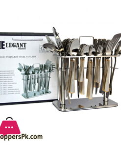 Elegant Cutlery Set 42Pcs (Doted) - CC0001