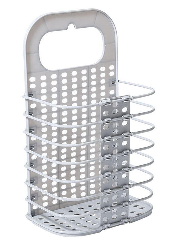 Foldable Laundry Basket Bag Hamper Storage Bin With Hook