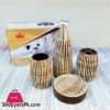Imperial Collection Ceramic Bathroom Set 4-Pcs