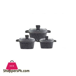 Internatinal.uk 6 Piece Granite Coating Cookware Set St3003 5 Internatinal.uk 6 Piece Granite Coating Cookware Set St3003